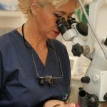 Dr Anca Vereanu microscop