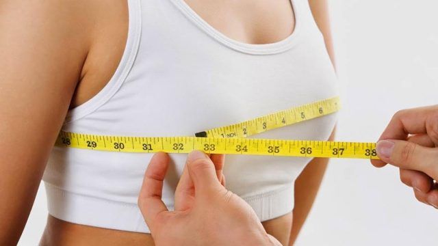 pierderea în greutate sânii mai mici