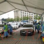 vaccinare din masina piata constitutiei