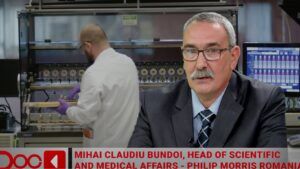 Domnul Mihai Claudiu Bundoi, Head of Scientific and Medical Affairs - Philip Morris Romania