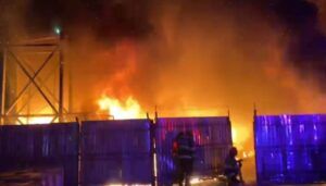 Incendiu mall