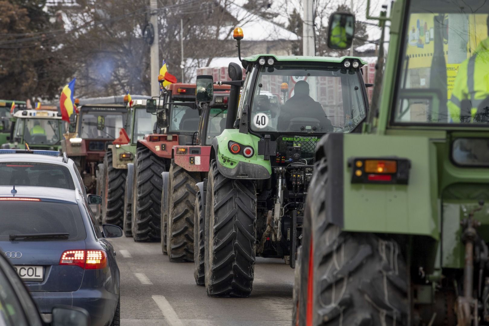 proteste transportatori și fermieri.