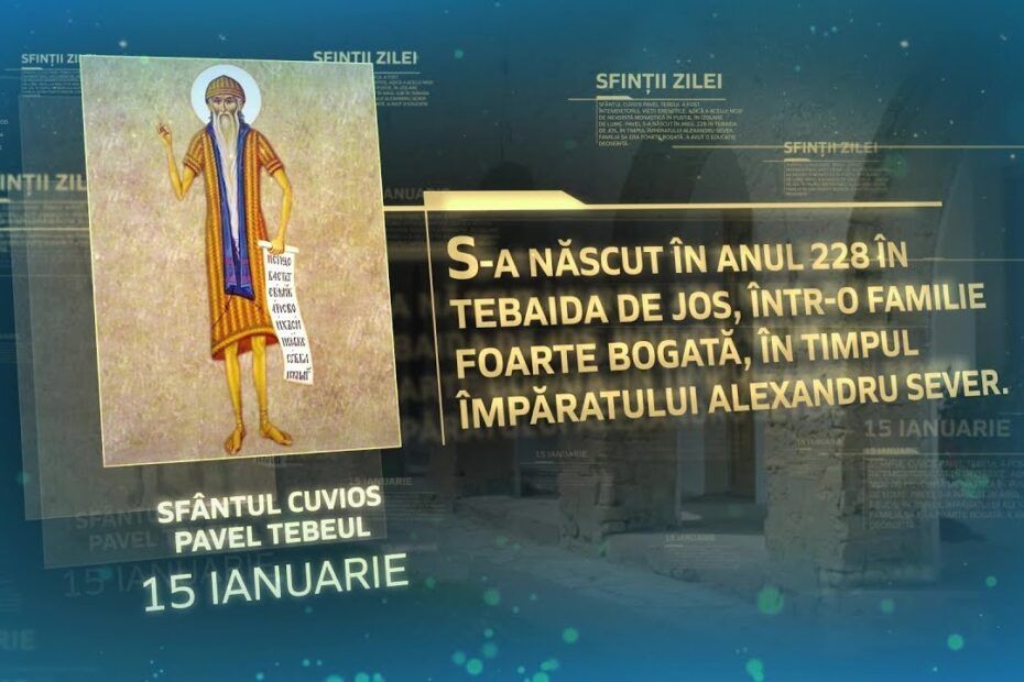 Sfantul Cuvios Pavel Tebeul