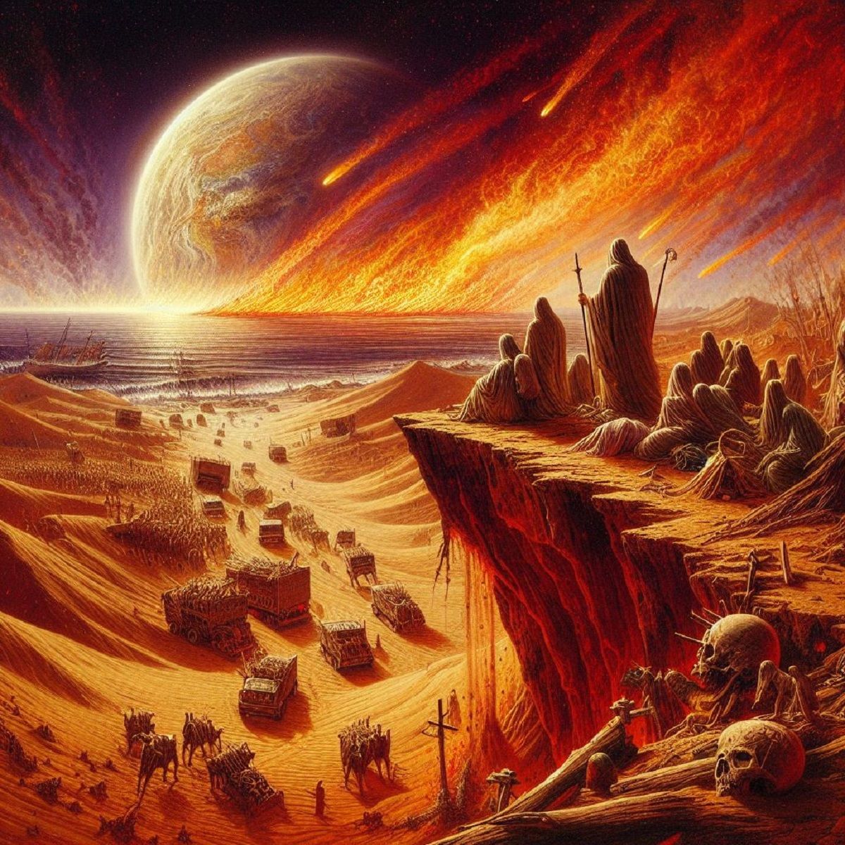 Predicția cumplită din Biblie cu privire la sfârșitul lumii: „Va trimite nisipul să distrugă totul”