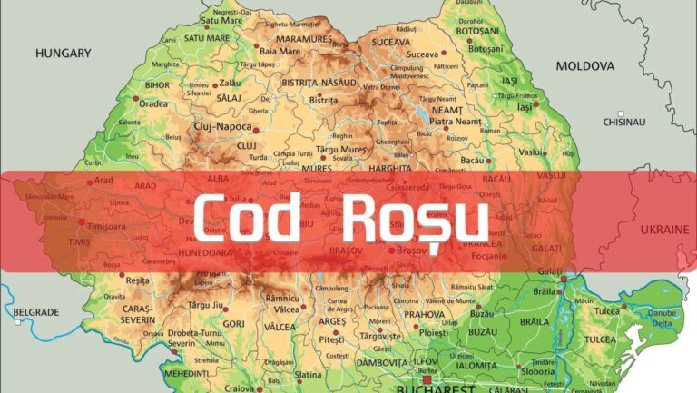 ANM: COD ROŞU de caniculă, inclusiv în București – temperaturi de 43 de grade Celsius! (HARTĂ)