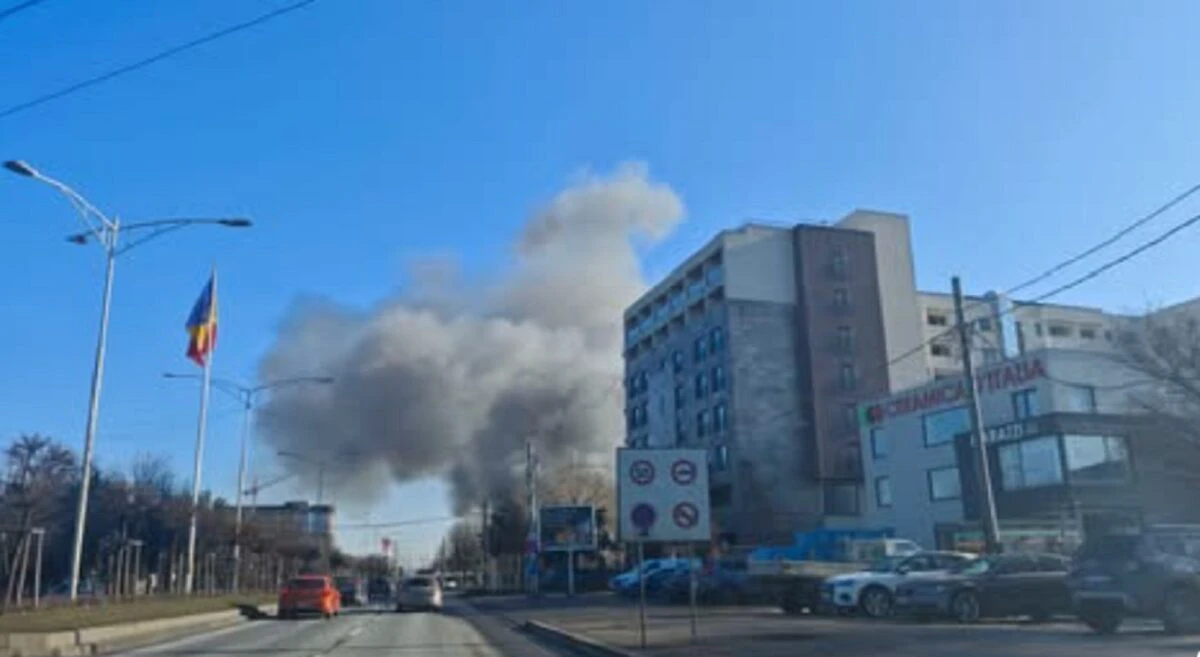 incendiu București
