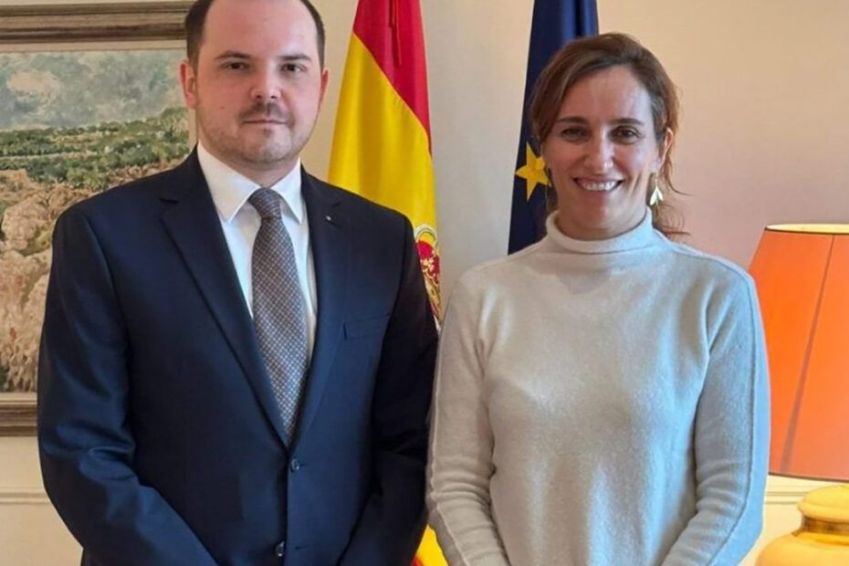 Alexandru Rogobete si Mónica García Gómez, ministrul Sănătății din Spania