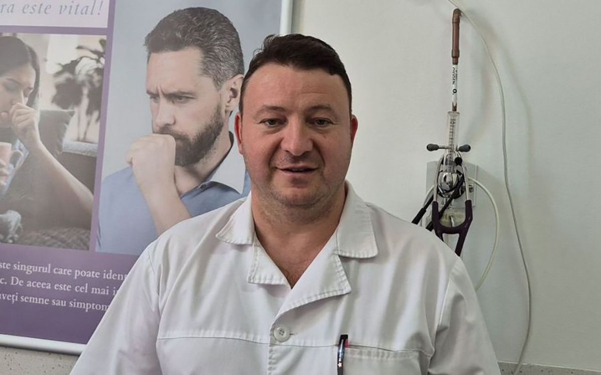Dr. Ovidiu Lucuța, medic pneumolog în cadrul Spitalului de Pneumoftiziologie Sibiu